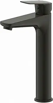 Смеситель Bravat Rhein для раковины-чаши, высокий, черный (F1429564BW-A-ENG)