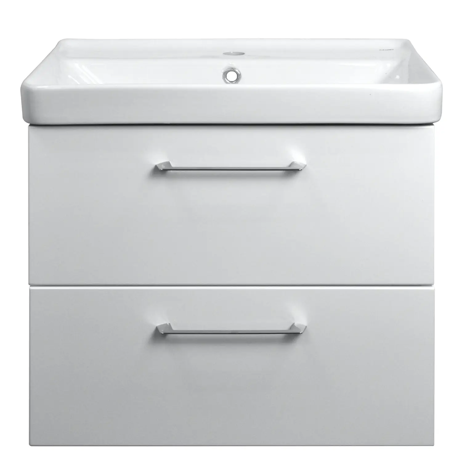 Комплект Azario Тумба подвесная Ника 60 600х475х560  с раковиной Monte tx 60, белый глянцевый (CS00080143)