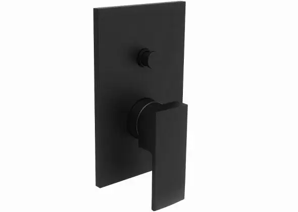 Смеситель для душа Paffoni ELLE встраиваемый, на 2 выхода, черный матовый (EL015NO/M)