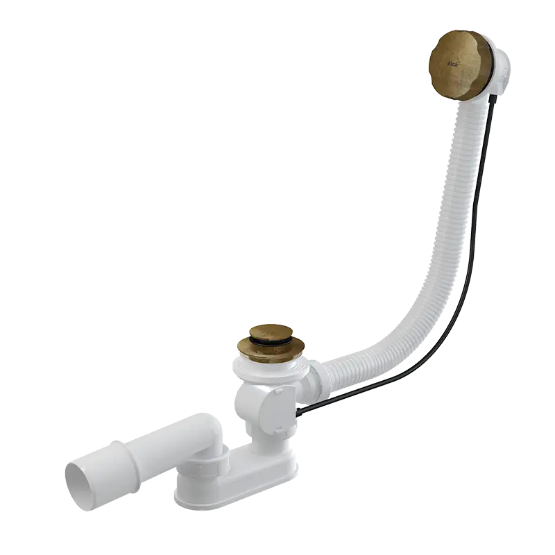 Слив-перелив Alcadrain для ванны, автомат, бронза (A55 ANTIC-RU-01 )