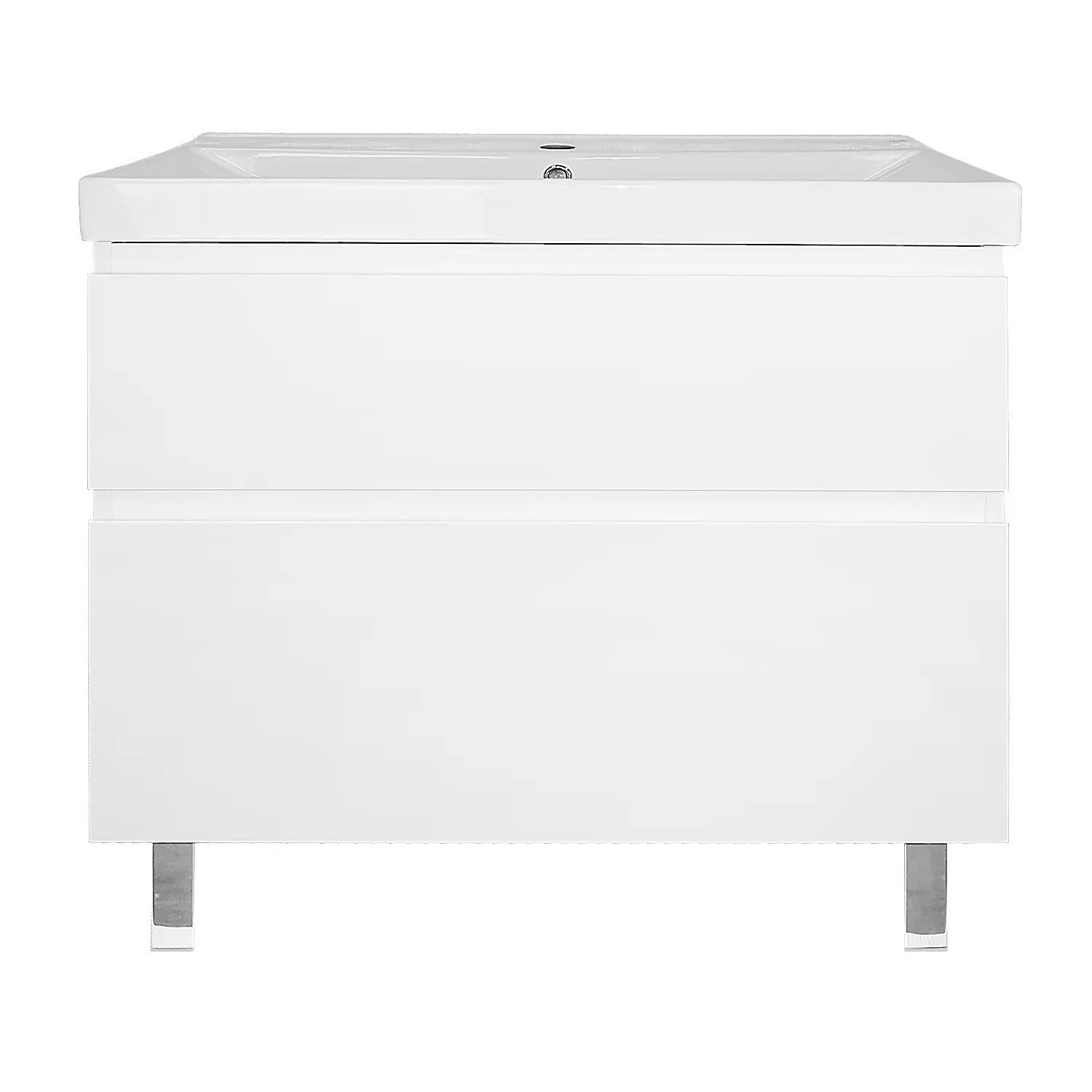 Комплект Тумба Мила 80Н 815х470х870 напольная, с раковиной Tempo 80 (CS00091366)