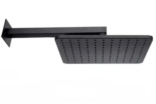 Верхний душ Bossini Cosmo 1 режим, черный матовый ( H69598I.073)