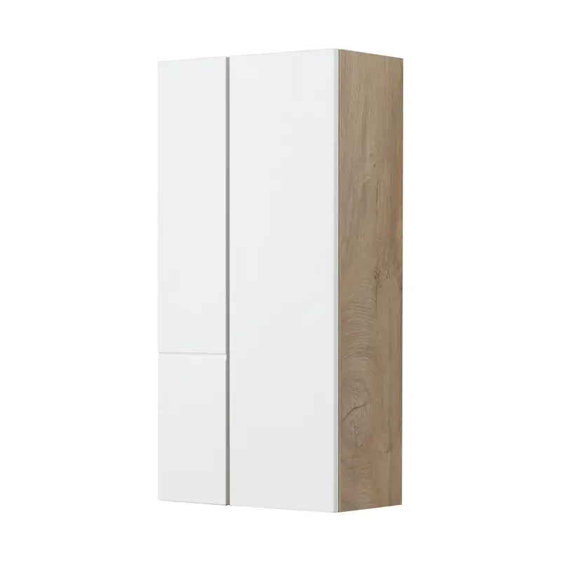 Шкафчик AQUATON Мишель подвесной,  дуб эндгрейн/белый (1A243903MIX40)