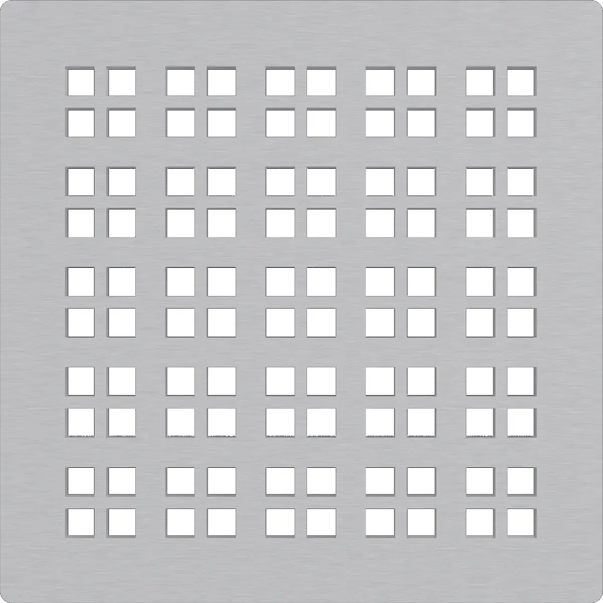 Alcadrain MPV015 Решетка для cливных трапов из нержавеющей стали 102×102 мм