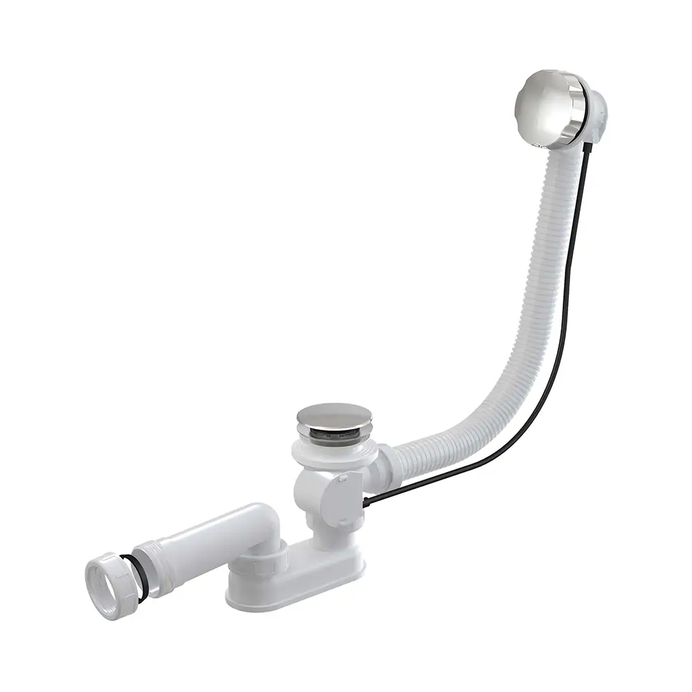 Слив-перелив Alcadrain для ванны, автоматический, хром (AG210125260)