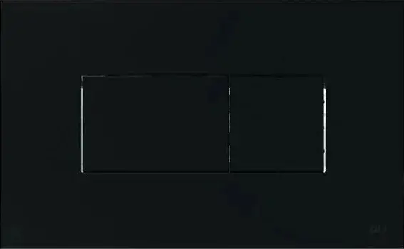 Кнопка смыва OLI KARISMA пневм. двойная , пластик, soft-touch, черная (CG27000011631)