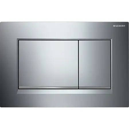 Кнопка смыва Sigma 30  для двойного смыва, глянцевый хром/матовый хром (115.883.KH.1)