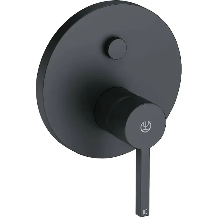 Смеситель для душа Kludi Nova Fonte Puristic внешняя часть, черный матовый (206593915)