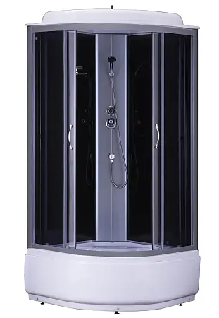 Душевая кабина Loranto CS-6680G 80х80х215, поддон 40 см