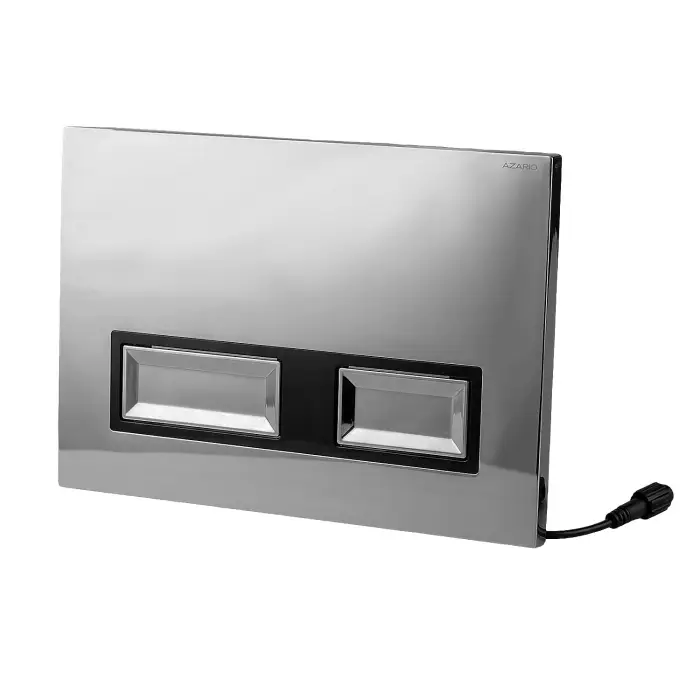Кнопка смыва AZARIO NEW инфракрасный сенсор, механическая, хром глянцевый (AZ-008.02) 