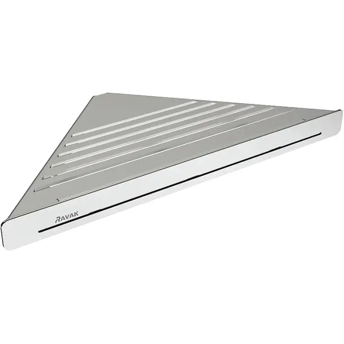 Металлическая полка Ravak Slim C угловая, Сатин Хром (X07P578)