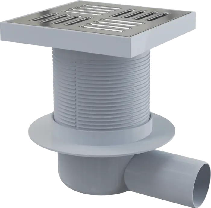 Душевой трап Alcadrain с решеткой хром (APV5411)