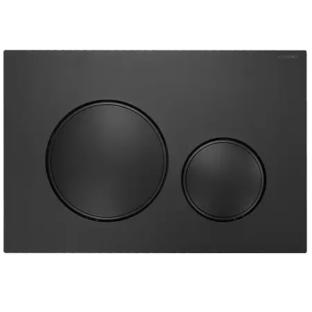 Кнопка смыва AZARIO NEW двойная, пластик, черный матовый (AZ-017.04)