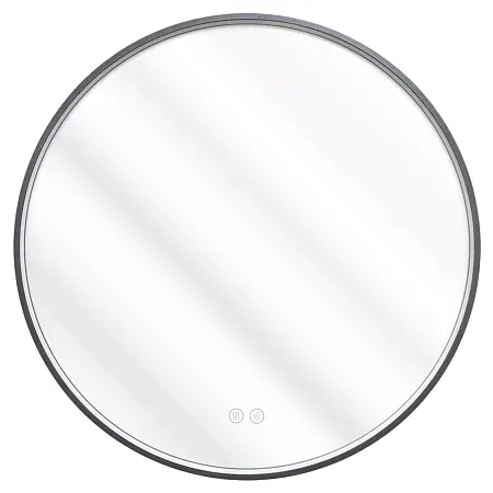 Зеркало с подсветкой в ванную Azario Димион 700х700х45 АZ-LED010825 цвет серый матовый