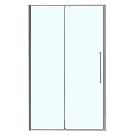 Душевая дверь Azario SHANGHAI 1100х1950 раздвижная, прозрачное стекло 6 мм, профиль матовый графит (AZ-Y43-110-MGR-CL)