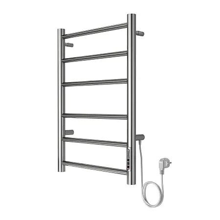 Полотенцесушитель электрический AZARIO PARMA 400/600 6 секций, диммер справа, хром (AZ10846)