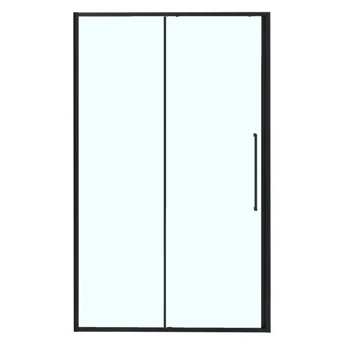 Душевая дверь Azario SHANGHAI 1500х1950 раздвижная, прозрачное стекло 6 мм, профиль черный матовый (AZ-Y43-150-MB-CL)