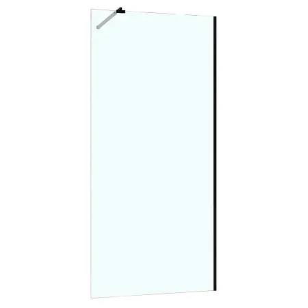 Душевая перегородка Azario Walk-in 1200х1950 прозрачное стекло 8 мм, профиль черный матовый (AZ-251-120-MB-CL)