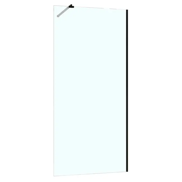 Душевая перегородка Azario Walk-in 900х1950 прозрачное стекло 8 мм, профиль черный матовый (AZ-251-90-MB-CL)