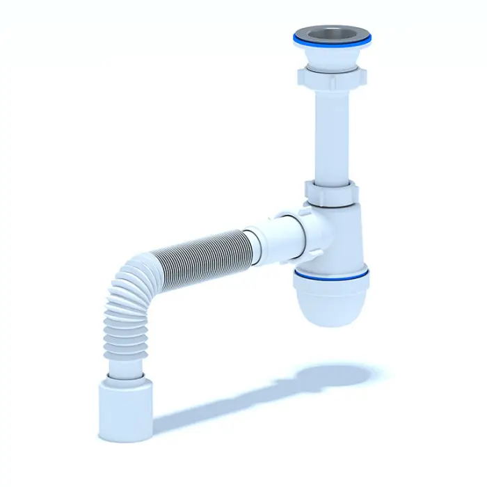 Сифон для раковины Ани Пласт 1 1/2"*40 с гибкой трубой 40*50 (C0110)