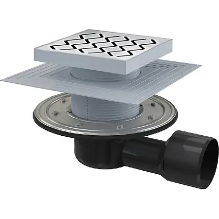 Душевой трап Ravak SN501 с решеткой, хром (X01435)