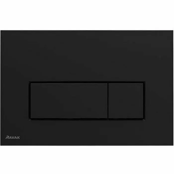 Клавиша смыва Ravak Uni Slim пластик, черный матовый (X01744)