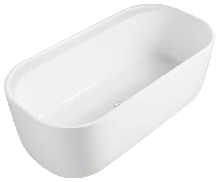 Ванна акриловая Azario WINCHESTER 1690х860х600 отдельностоящая, в комплекте с сифоном и металлической рамой, цвет белый (WIN17085)