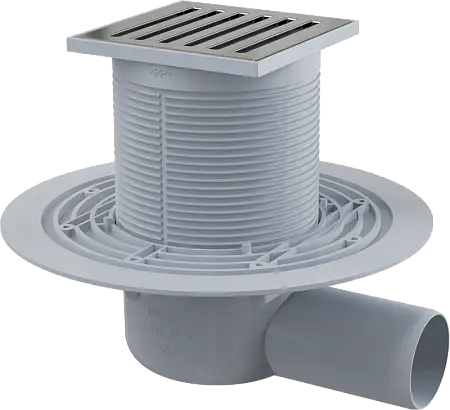 Душевой трап Alcadrain с решеткой хром (APV103)