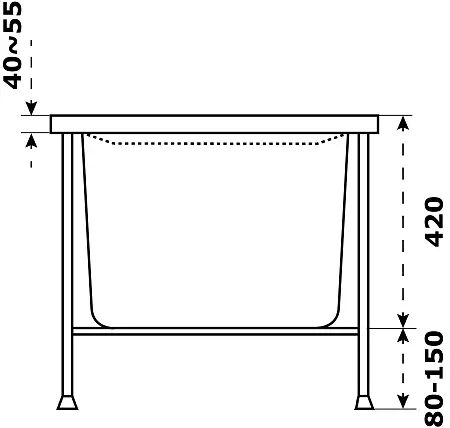 Бали 160 x 70 ( front )