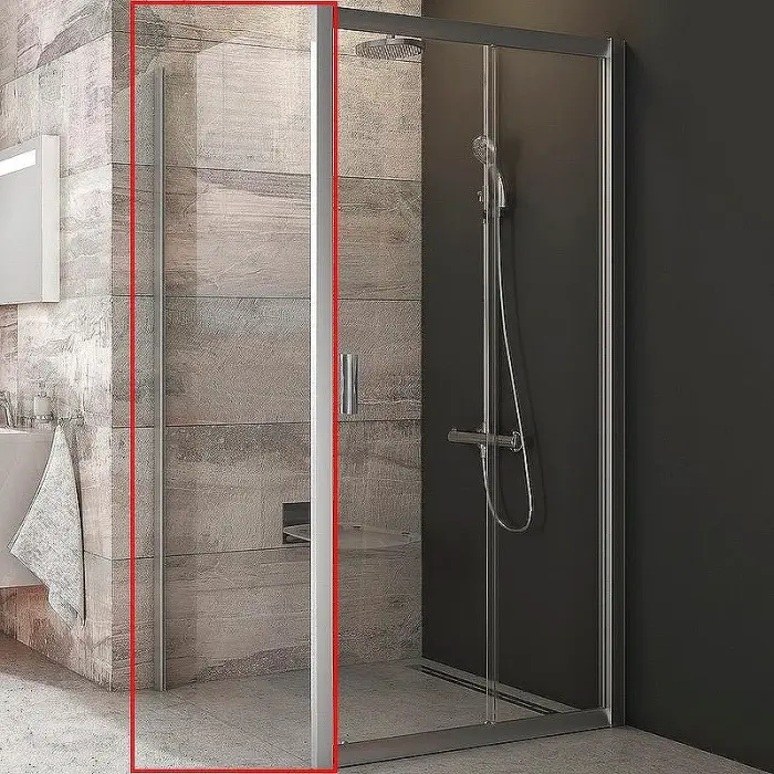 Душевая стенка Ravak Blix BLPS-80 профиль Хром, стекло Transparent (9BH40C00Z1)