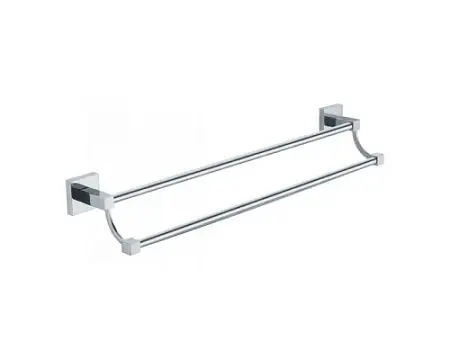 Полотенцедержатель Fixsen Metra трубчатый, двойной, 60 см, хром (FX-11102 )