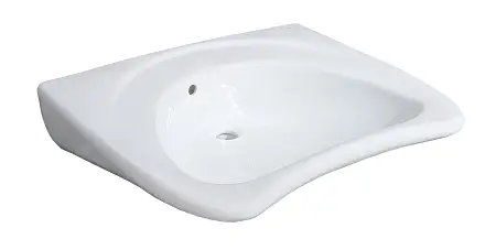 Раковина подвесная Керамин Инклюжн 65 660х555х185 без отверстия, крепление в комплекте, белый (CS00087545)