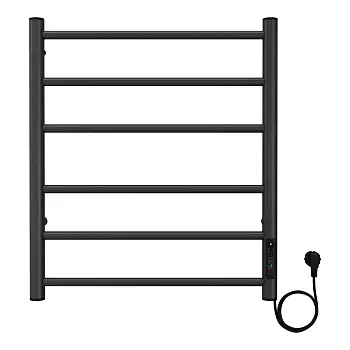 Полотенцесушитель PARMA 500/600 электрический ГРАФИТ R 6 пер. AZARIO (AZ83902G)