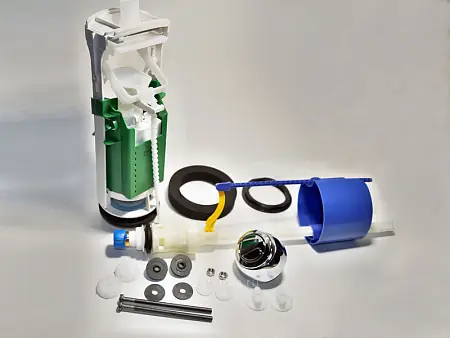 Сливная арматура для унитаза Oli ATLAS V3 двухрежимн.+ наливной клапан с нижней подводкой (CD02000122540)