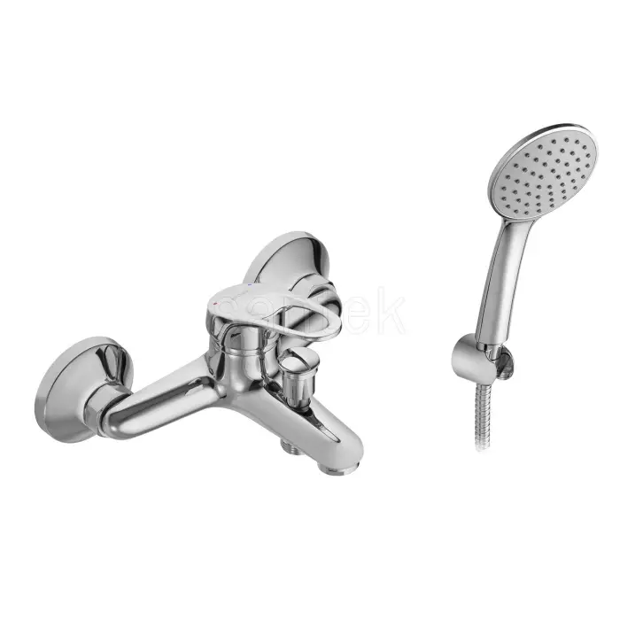 Смеситель для ванны Santek Баус с ручным душем, керамический картридж, хром (WH5A10010C001)