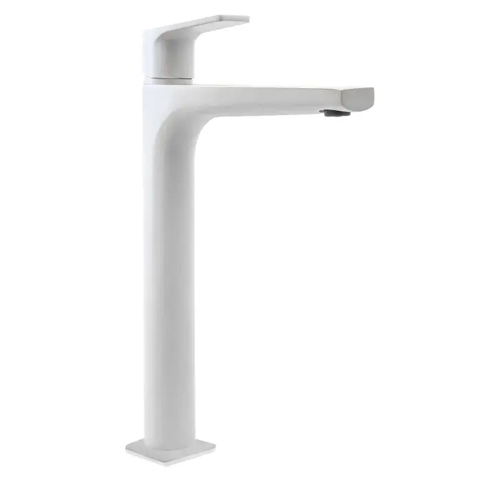 Смеситель для раковины AZARIO TREYA  высокий, белый матовый (AZ-156845526)