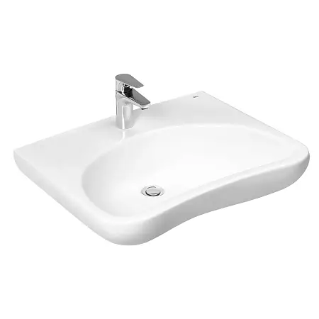 Раковина подвесная Roca ACCESS 640х550 1 отверстие, для людей с ограниченными возможностями, белый 