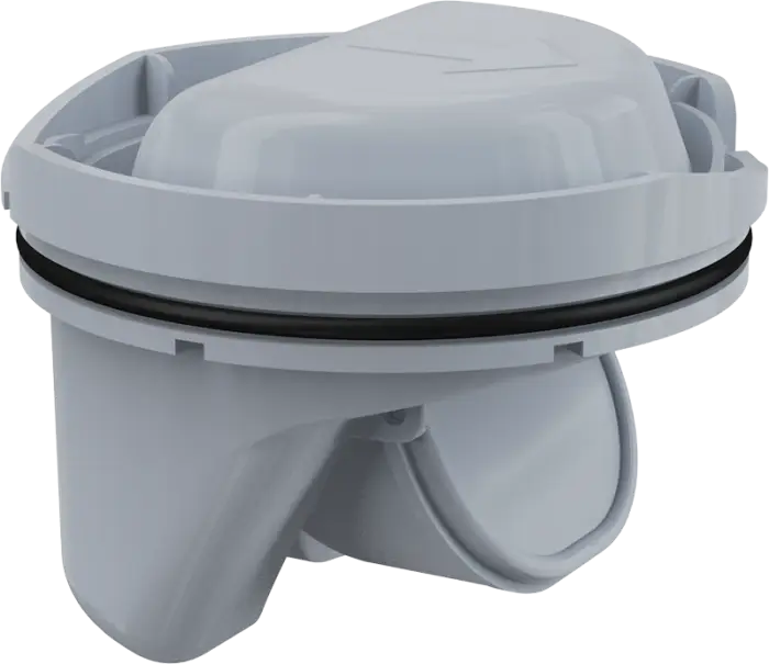 Гидрозатвор для душевого трапа Alca Plast SMART, комбинированный, 97/93x75 мм, серый