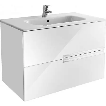 Тумба под раковину Roca VICTORIA NORD  800 мм,м подвесная, Ice Edition (Z.RU93.0.273.1)