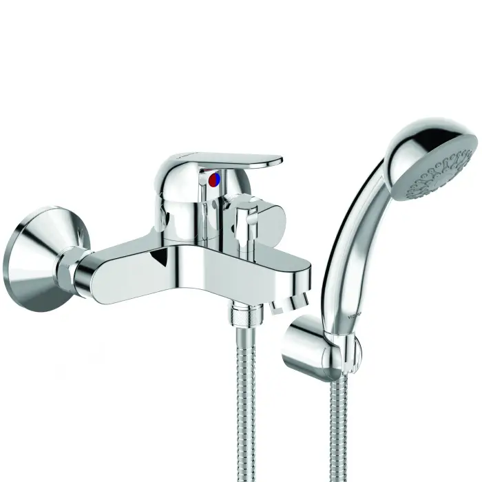 Смеситель для ванны Vidima Fine, с душевой лейкой, хром (BA388AA)