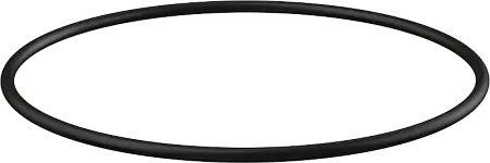 Прокладка фланца  из нержавеющей стали Alca plast, черный (APV0006)