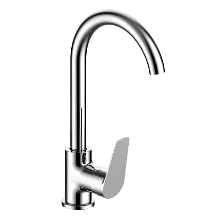 Смеситель для кухни LORANTO AVRORA керамический картридж, поворотный излив, хром (LR70506000)