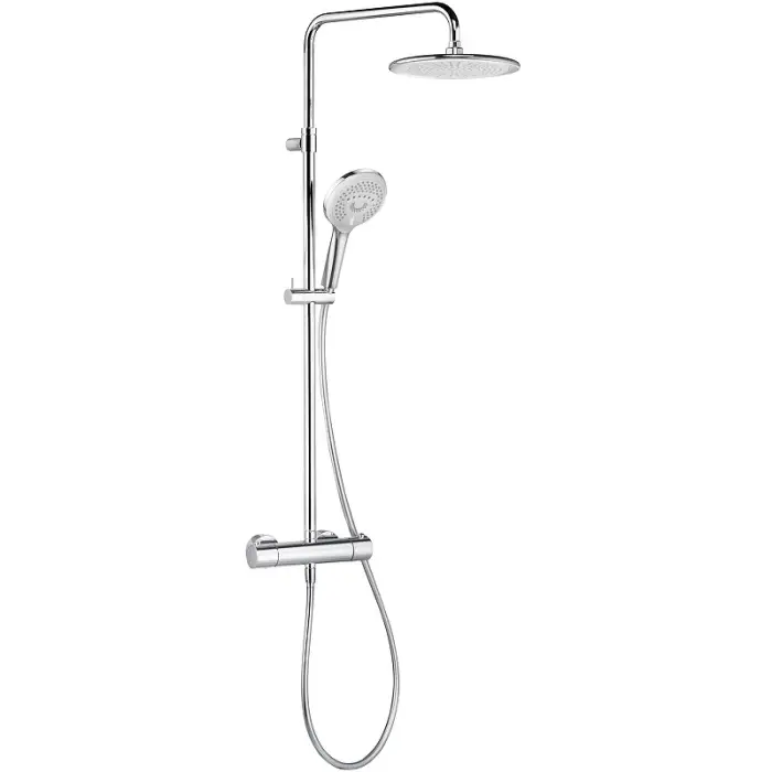Душевая система с термостатом KLUDI FRESHLINE DUAL SHOWER SYSTEM хром (6709205-00)