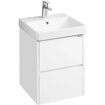 Тумба под раковину Aquaton Сканди 45 432x510x427 подвесная, белая (1A251601SD010)
