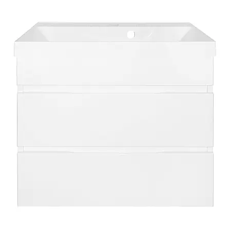 Комплект Azario Тумба Эстима 60/2 595х447х555 подвесная, с раковиной Астория 60, белый глянцевый (CS00094582)