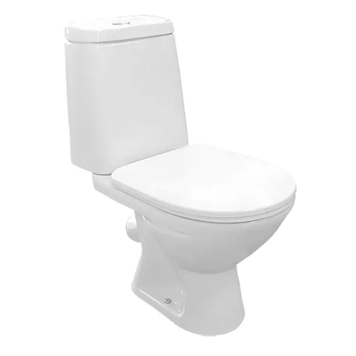 Унитаз-компакт  Rosa "Сканди" 355х630х795 ободковый, 2-х режимная арматура, белый (CS00094184)