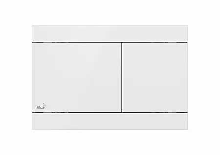 Кнопка смыва Alcadrain FUN-WHITE  нержавеющая сталь белый глянец