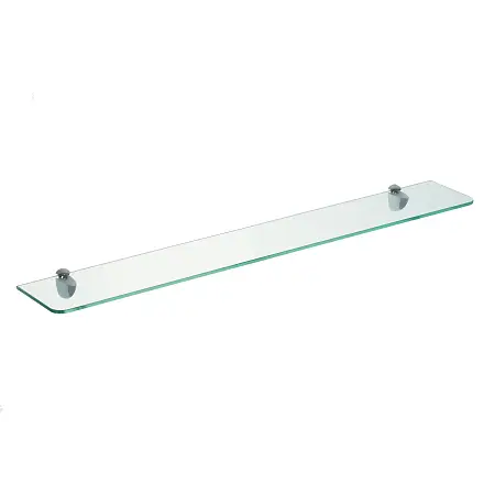 Стеклянная полка Aquaton Ария 80, 80*12*0,6см, хром (1A144603AA010)