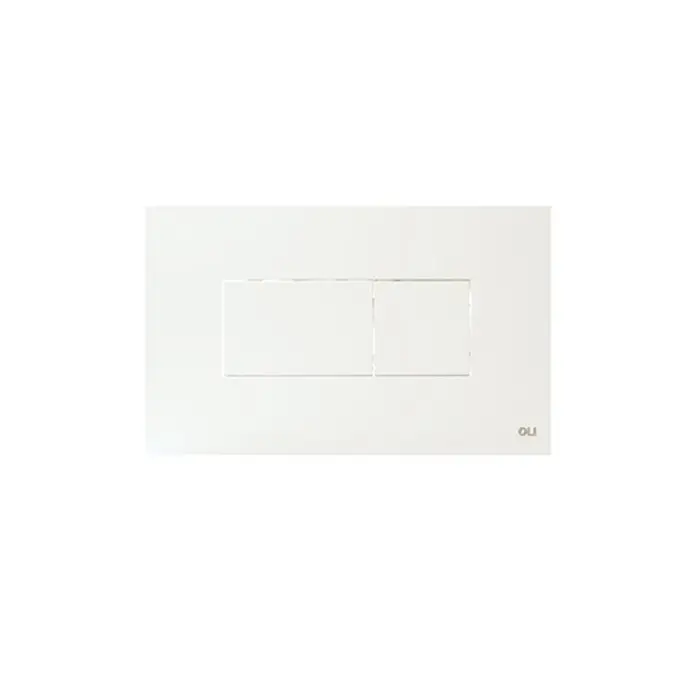 Кнопка смыва Oli KARISMA пневматическая, двойная, пластик, белый (CG27000018064)