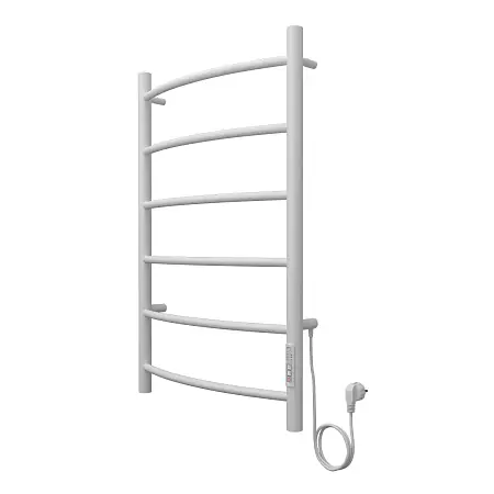 Полотенцесушитель электрический AZARIO VERONA 500/800 6 секций, диммер справа, белый (AZ04858W)